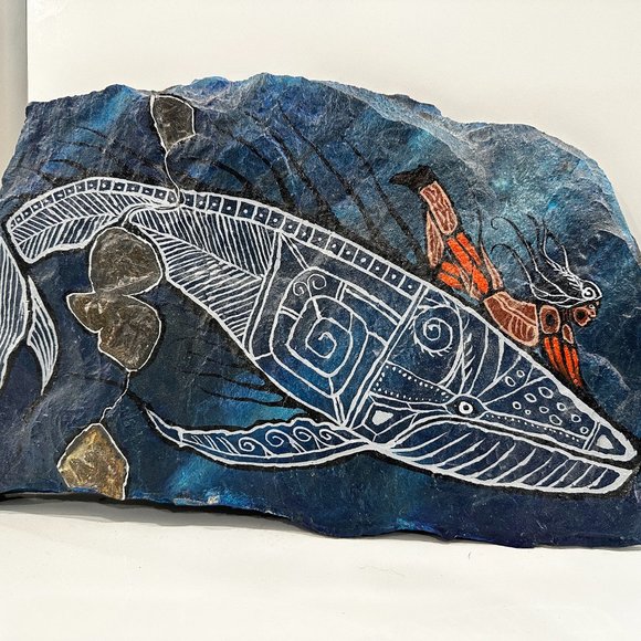 Indigenous hand painted art work - Picture 2 of 4